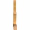 Ekena Millwork Alberta Rough Sawn Timber Gable Bracket, Western Red Cedar, 96"W x 44"H x 4"D x 4"F, 11/12 Pitch GBW096X44X0404ALB00RWR - alternate 3